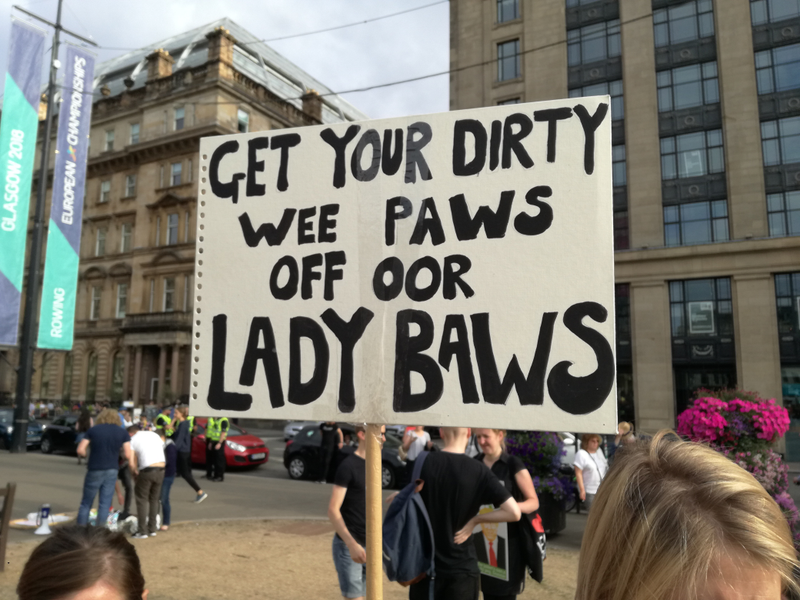 Illustration for article titled Scottish anti-Trump photo dump (long and comprehensive!)
